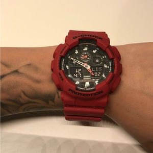 Red Casio G Shock Watch